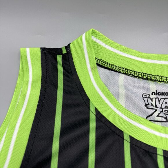 Invader Zim GIR Screaming Striped Juniors Jersey Tank Top MEDIUM New - Picture 9 of 11